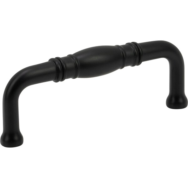 Designperfect 3'' Center-to-Center Handle Pull, Matte/Flat Black - DPA-R572BLK