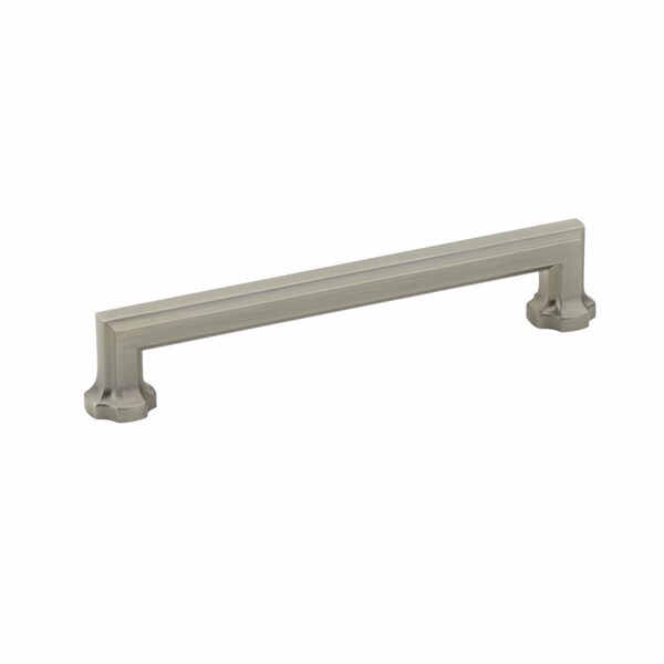 Schaub 6in Center to Center Empire Cabinet Pull Antique Nickel Finish - 885-AN