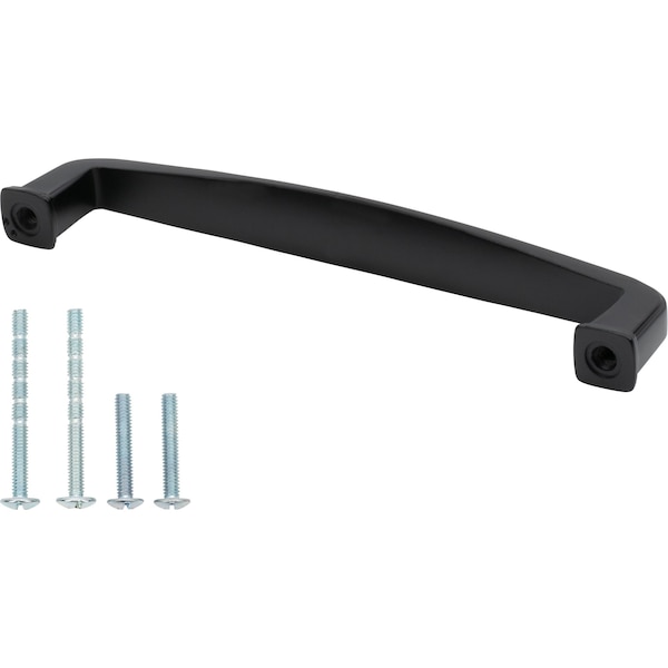 Designperfect 5-1/16'' Center-to-Center Handle Pull, Matte/Flat Black, 25PK - DPA25S874BLK