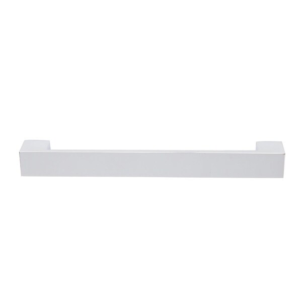 South Main Hardware Short Modern Cabinet Handle, 8.94" Length (7.56" Hole Center), Polished Chrome, 10PK - SH205-PC-10