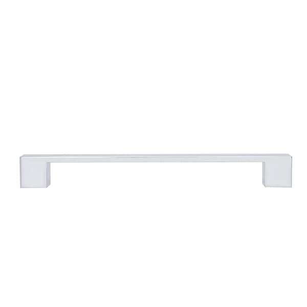 South Main Hardware Short Modern Cabinet Handle, 8.94" Length (7.56" Hole Center), Polished Chrome, 10PK - SH205-PC-10