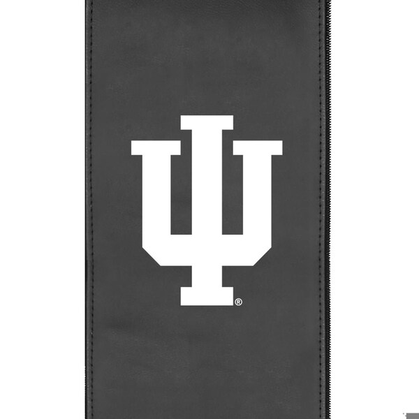 Dreamseat Silver Sofa with Indiana University Trident Logo - XZ7759001SOCDBK-PSCOL13900
