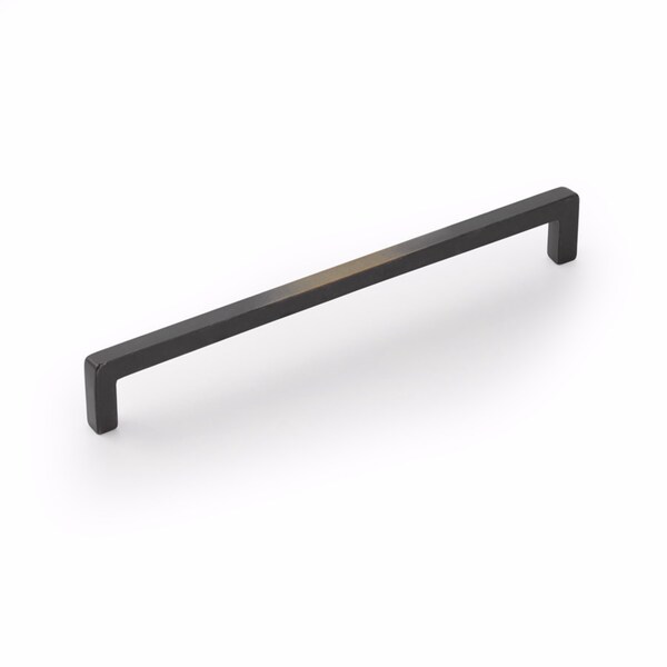 Schaub 10in Center to Center Vinci Cabinet Pull Antique Bronze Finish - 788-10-AZ