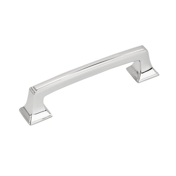 Amerock Mulholland 3-3/4 in 96 mm Center-to-Center Polished Chrome Cabinet Pull - BP5303126