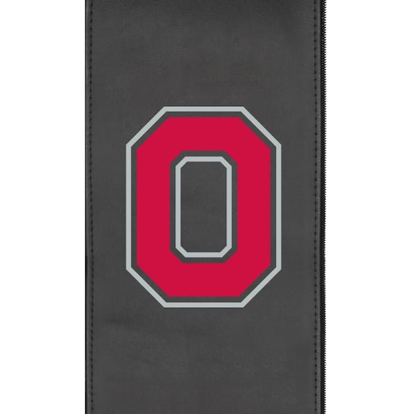 Dreamseat Silver Loveseat with Ohio State Block O Logo - XZ7759003LSCDBK-PSCOL11052