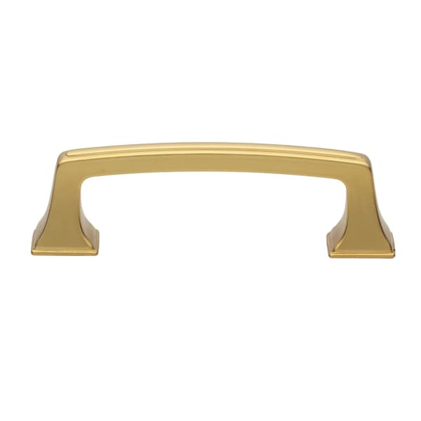 Gliderite Hardware 3 in. Center to Center Classic Base Pull Cabinet Hardware Handle - 87380-BG, 5PK - 87380-BG-5
