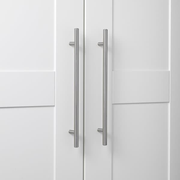 Gliderite Hardware 9 in. Center to Center Satin Nickel Solid Steel Bar Pull - 5012-228-SS, 5PK - 5012-228-SS-5