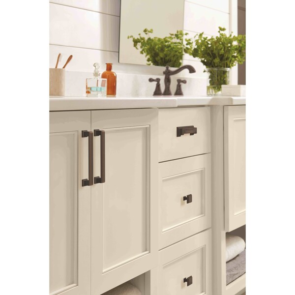 Amerock Appoint 5-1/16 in 128 mm Center-to-Center Oil Rubbed Bronze Cabinet Pull - BP36760ORB