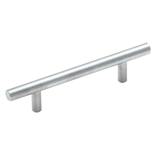Amerock BP19011SS-10PACK 3-3/4" (96 mm) CTC Carbon Steel Bar Pull SS - BP19011SS-10PACK