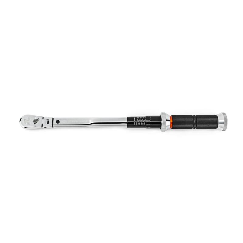 GEARWRENCH 3/8 in. Drive 120XP 5-75 ft/lbs. Flex-Head Micrometer Torque Wrench - 85188