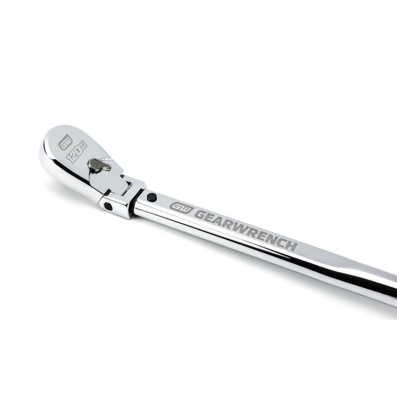 GEARWRENCH 3/8 in. Drive 120XP 5-75 ft/lbs. Flex-Head Micrometer Torque Wrench - 85188