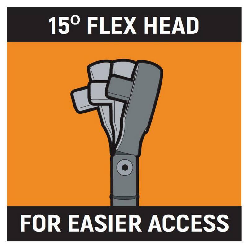 GEARWRENCH 3/8 in. Drive 120XP 5-75 ft/lbs. Flex-Head Micrometer Torque Wrench - 85188