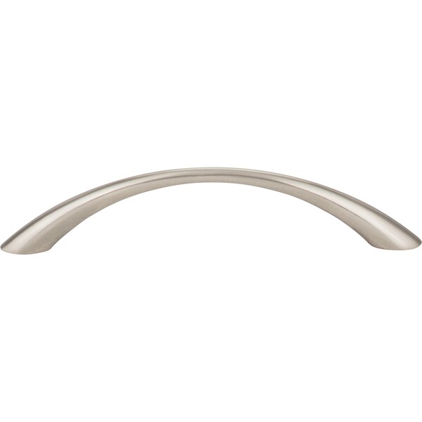 Elements By Hardware Resources 128 mm Center-to-Center Satin Nickel Arched Verona Cabinet Pull - 4655SN