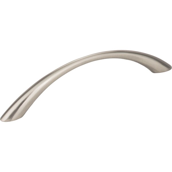 Elements By Hardware Resources 128 mm Center-to-Center Satin Nickel Arched Verona Cabinet Pull - 4655SN
