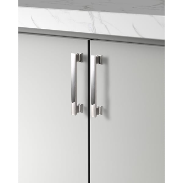 Sapphire Hexa Series 5 in. (128 mm) Center-to-Center Modern Polished Chrome Cabinet Handle/Pull (5-Pack) - SP-2891-128-CP-5