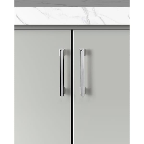 Sapphire Hexa Series 5 in. (128 mm) Center-to-Center Modern Polished Chrome Cabinet Handle/Pull (5-Pack) - SP-2891-128-CP-5