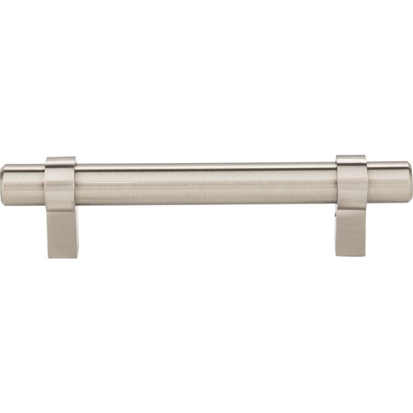 Jeffrey Alexander 96 mm Center-to-Center Satin Nickel Key Grande Cabinet Bar Pull - 596SN
