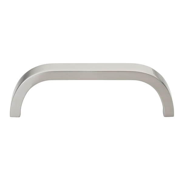 Gliderite Hardware 3-3/4 in. Center to Center Curved Bar Pull Satin Nickel - 4843-96-SN-1