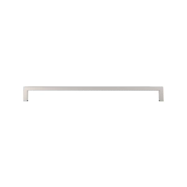 Richelieu Lambton Collection 12 5/8-inch (320 mm) Polished Nickel Modern Rectangular Cabinet Pull - BP873320180