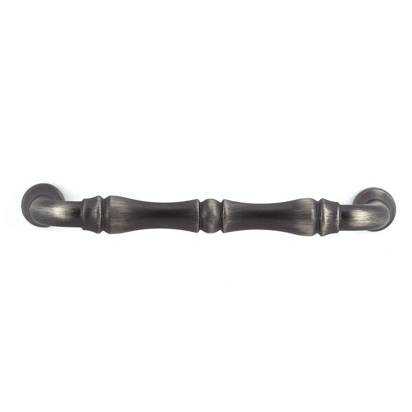 Richelieu 3-3/4 in. (96 mm) Center-to-Center Antique Nickel Traditional Drawer Pull - BP74096143