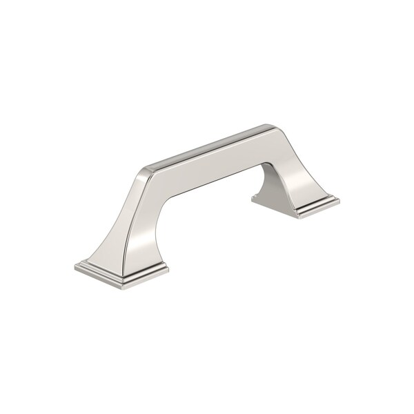 Amerock Exceed 3 inch 76mm Center-to-Center Polished Nickel Cabinet Pull - BP37375PN