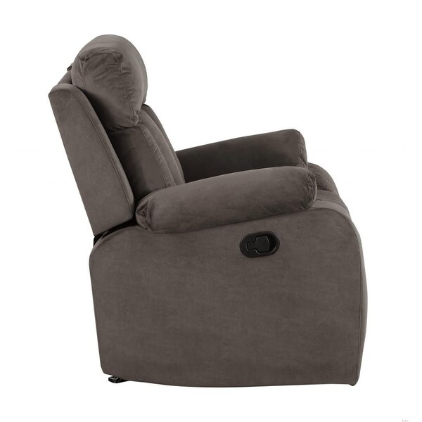 Homeroots 84 x 38 x 40 in. Modern Brown Leather Sofa & Loveseat - 343892