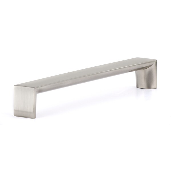 Richelieu 6-5/16 in. (160 mm) Center-to-Center Brushed Nickel Contemporary Drawer Pull - BP458160195