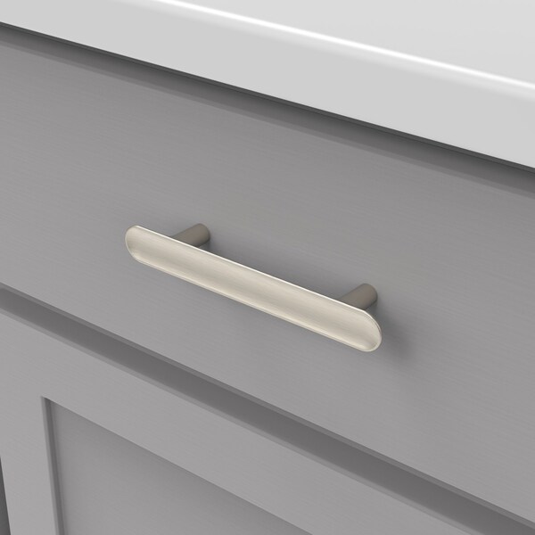 Hickory Hardware Maven Collection Pull 3-3/4 Inch 96mm Center to Center Satin Nickel Finish - H078779SN