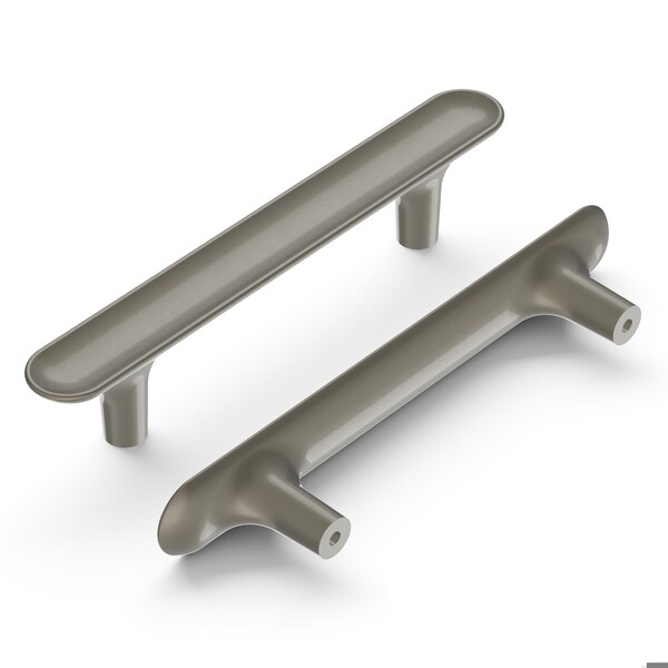 Hickory Hardware Maven Collection Pull 3-3/4 Inch 96mm Center to Center Satin Nickel Finish - H078779SN