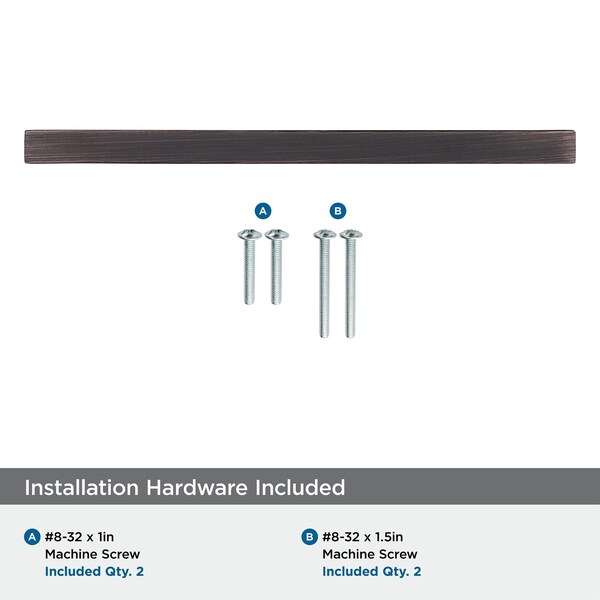 Amerock Monument 6-5/16 inch 160mm Center-to-Center Oil Rubbed Bronze Cabinet Pull - 2000851