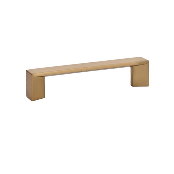 Patioplus 3.5 in. Center to Center Trinity Cabinet Pull, Satin Brass - PA2063884