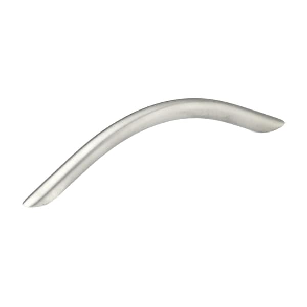 Richelieu 3-3/4 in. (96 mm) Center-to-Center Stainless Steel Contemporary Drawer Pull - BP30134170