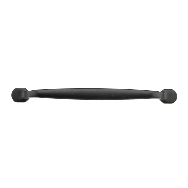 Richelieu 7 9/16 in (192 mm) Center-to-Center Matte Black Traditional Drawer Pull - BP23775192900