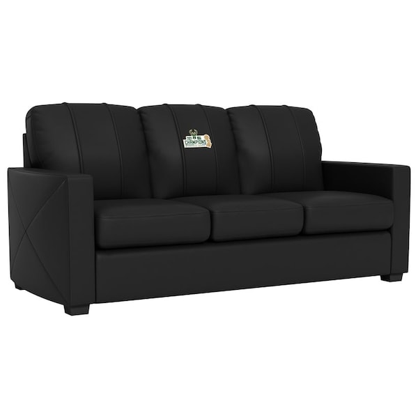 Dreamseat Silver Sofa with Milwaukee Bucks 2021 Champions Logo - XZ7759001SOCDBK-PSNBA31053