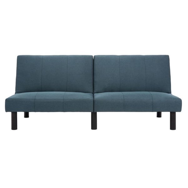 Safavieh 71.7 x 32.3 x 30.7 in. Astoria Foldable Futon Bed; Navy & Black - LVS2003A