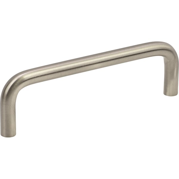 Designperfect 3-3/4'' Center-to-Center Wire Pull, Brushed Satin Nickel, 10PK - DPA10W593SNB