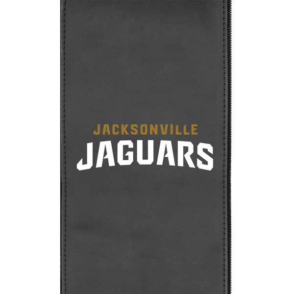Dreamseat Silver Sofa with Jacksonville Jaguars Secondary Logo - XZ7759001SOCDBK-PSNFL20086
