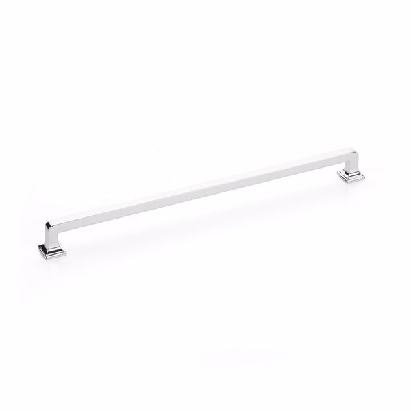 Schaub 12in Center to Center Menlo Park Cabinet Pull Polished Chrome Finish - 525-26