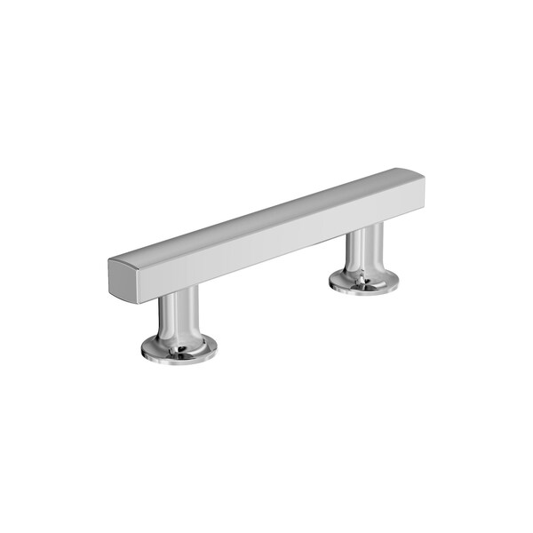 Amerock Everett 3 inch 76mm Center-to-Center Polished Chrome Cabinet Pull - BP3710326