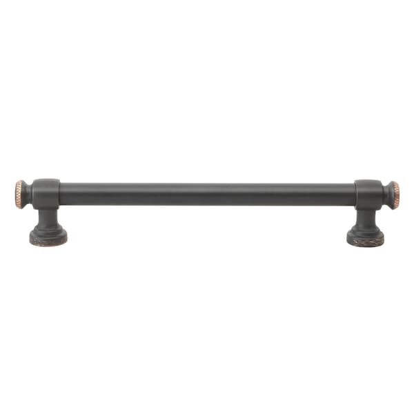 Gliderite Hardware 6-1/4 in. Center to Center Oil Rubbed Bronze Classic Euro Bar Pull - 4361-160-ORB - 4361-160-ORB-1