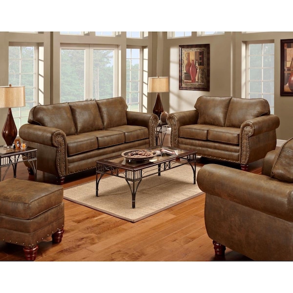 American Furniture Classics 37 x 88 x 36 in. Buckskin Sleeper Sofa - 8505-20