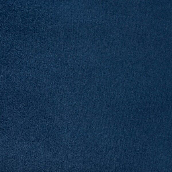 Baxton Studio Deserae Glam and Luxe Navy Blue Velvet and Brushed Gold Metal Sofa - 244-13618-ZORO