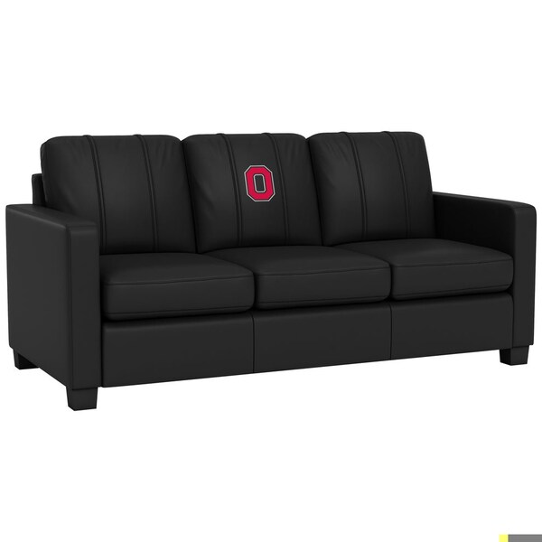 Dreamseat Dyno Stationary Sofa with Ohio State Block O Logo - XZ283SS3SDS-PSCOL11052