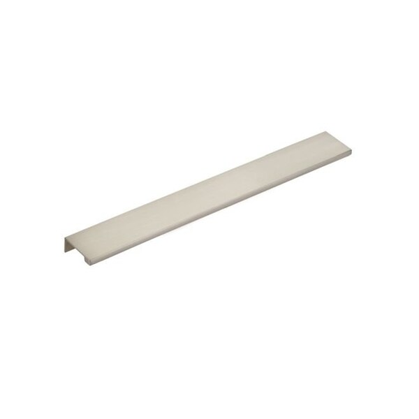 Emtek Edge Cabinet Pull with 12 in Center to Center Satin Nickel Finish - 87150US15