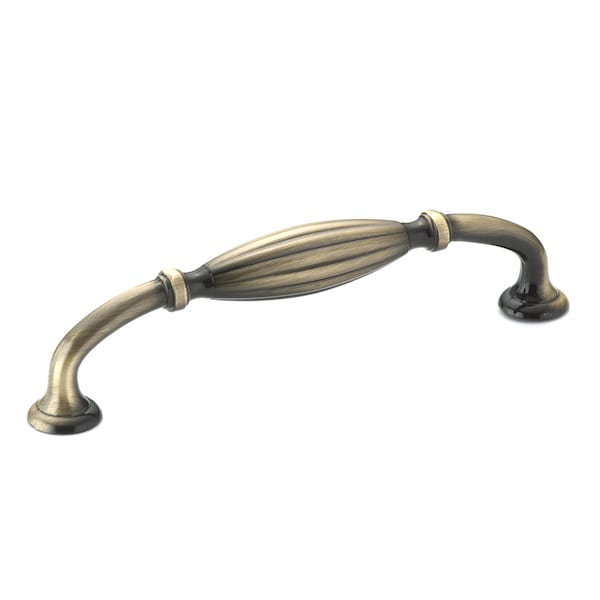Richelieu 5-1/16 in. (128 mm) Center-to-Center Antique English Traditional Drawer Pull - BP80718128AE