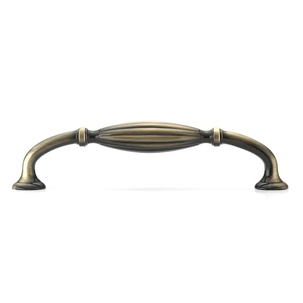 Richelieu 5-1/16 in. (128 mm) Center-to-Center Antique English Traditional Drawer Pull - BP80718128AE
