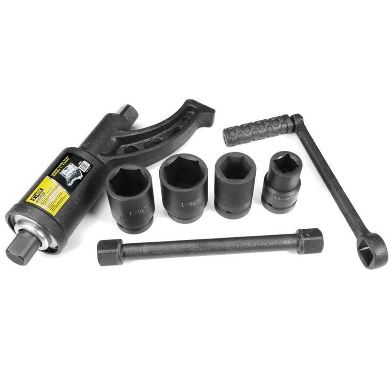 XtremepowerUS Heavy-Duty 33 mm Lug Nut Wrench Torque Multiplier with 5400 NM Socket - 18855-H1