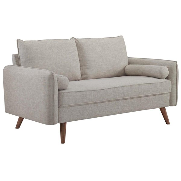 Modway Furniture Revive Upholstered Fabric Loveseat - Beige, 33.5 x 32.5 x 60 in. - EEI-3091-BEI
