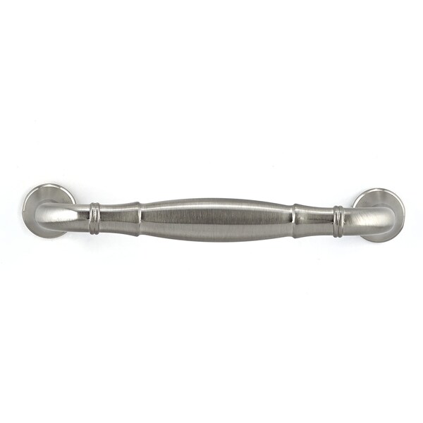 Richelieu 3-3/4 in. (96 mm) Center-to-Center Brushed Nickel Traditional Drawer Pull - BP79096195
