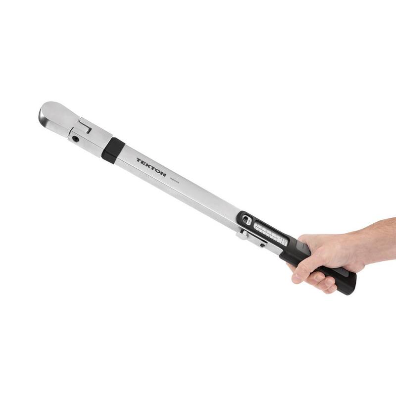 TEKTON 1/2 in. Drive 72-Tooth Split Beam Torque Wrench (40-250 ft./lbs.) - TRQ62203